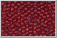 b�hm. Glasperle, rund, 3mm, siam ruby, transparent, 50 Stk.