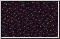 b�hm. Glasperle, rund, 3mm, garnet, transparent, 50 Stk.