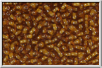 b�hm. Glasperle, rund, 3mm, topaz, transparent, 50 Stk.