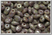 SuperUno Beads, lavender, op., silver picasso, 100 Stk.