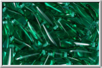 Dagger, 5x16mm, transp. green emerald, 20 Stk.