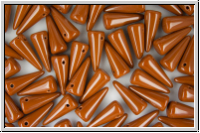 Spike Beads, 5x13mm, terracotta, opaque, 10 Stk.