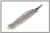 Quaste "Kegelk�ppchen", ca. 6cm, antiksilberfb., Tibetsilber, 1 Stk.