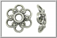 Perlenkappe "Gro�e B�gen", 16x4,3mm, antiksilberfb., Tibetsilber, 2 Stk.