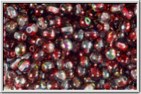 b�hm. Glasperle, rund, 4mm, crystal, trans., magic wine, 50 Stk.
