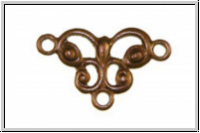Verbinder "Schmetterling" TRINITY BRASS, Stamping, 12x7,5mm, antikmessingfb., Messing, 1 Stk.