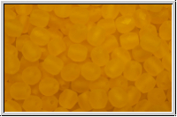 B�hm. Glasschliffperle, feuerpol., 4mm, sunflower, trans., matte, 50 Stk.