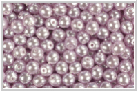 b�hm. Glaswachsperle, rund, 4mm, light violet, 50 Stk.