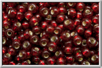 b�hm. Rocailles, 11/0, garnet, trans., silver-ld., 10g