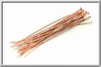 Kopf-/Nietstifte, 50/0,7mm, kupferfb., Messing, 20 Stk.