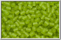 B�hm. Glasschliffperle, feuerpol., 3mm, olivine, dk., trans., matte, 50 Stk.