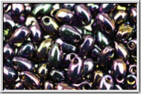 LDP-0454, MIYUKI Long Drops, purple, met., iris., 10g