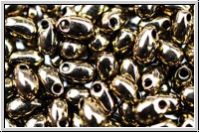 LDP-0457, MIYUKI Long Drops, bronze, met., 10g