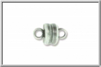 Magnetverschluss, Linse, 9x6mm, antiksilberfb., Metall, 1 Stk.