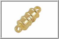 Magnetverschluss, S�ule, 17x6mm, goldfb., Messing, 1 Stk.