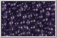 b�hm. Glasperle, rund, 4mm, tanzanite, trans., 50 Stk.