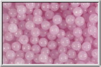 b�hm. Glasperle, rund, 4mm, rosaline, opal, 50 Stk.