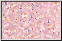 b�hm. Glasperle, rund, 4mm, rosaline, trans., AB, 50 Stk.