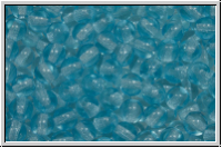 b�hm. Glasperle, rund, 4mm, aqua, trans., 50 Stk.
