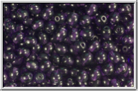 b�hm. Glasperle, rund, 4mm, purple velvet, trans., 50 Stk.