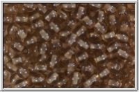 b�hm. Glasperle, rund, 4mm, topaz, sm., lt., trans., 50 Stk.