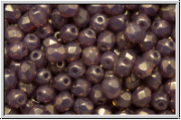 B�hm. Glasschliffperle, feuerpol., 4mm, white, opal, vega luster, 50 Stk.