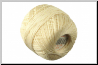 H�kelgarn, St�rke 15, Farbe 7104, light cream, 20 g