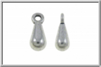 Anh�nger "Tropfen", 4x11mm, silberfb., Tibetsilber, 10 Stk.
