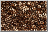 OBD-00030-27101, O-Beads, crystal, trans., half capri gold, 5 g
