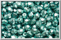 B�hm. Glasschliffperle, feuerpol., 4mm, black, op., heavy metal comet, 50 Stk.