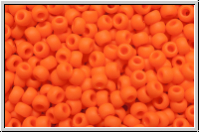 R-11-0050af, TOHO Rocailles, 11/0, pumpkin, op., matte, 10g