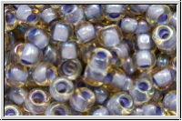 R-08-0926, TOHO Rocailles, 08/0, topaz, lt., trans., lavender-ld., 10g