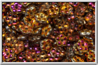 Bl�ten "Forget-Me-Not", 5,5x2mm, crystal, trans., half santander, 50 Stk.