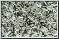Dragon Scale Beads, 1,5x5mm, silver, met., 100 Stk. (3g)