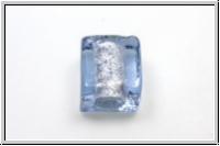 b�hm. Lampenperle, W�rfel, sapphire, lt., trans., 1 Stk.