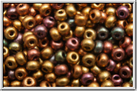 b�hm. Rocailles, 11/0, purple/gold-MIX, met., satin, 10g