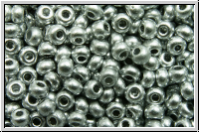 b�hm. Rocailles, 11/0, silver, met., satin, 10g