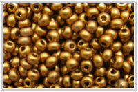 b�hm. Rocailles, 11/0, brass gold, met., satin, 10g