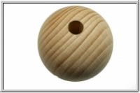 Holzperle, Kugel, natur, 60mm, 1 Stk.