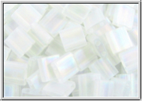 TL-0131fr, MIYUKI Tila Beads, crystal, trans., matte, AB, 60 Stk.