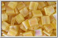 TL-0132fr, MIYUKI Tila Beads, topaz, lt., trans., matte, AB, 60 Stk.