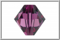 Swarovski� Bicone 5328, 4mm, 204 - amethyst, 25 Stk.
