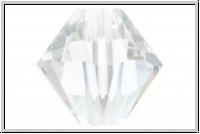 Swarovski� Bicone 5328, 4mm, 001MOL - crystal, moonlight, 25 Stk.