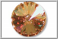 Swarovski� Rivoli 1122, 12mm, 001BRD - crystal, brandy, foiled, 1 Stk.