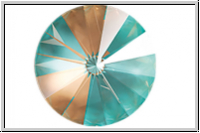 Swarovski� Rivoli 1122, 14mm, 001L133D - crystal, cappuccino DeLite, unfoiled, 1 Stk.