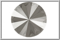 Swarovski� Rivoli 1122, 14mm, 001L111S - crystal, dark grey, backed, 1 Stk.