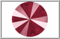 Swarovski� Rivoli 1122, 14mm, 001DKRD - crystal, dark red, backed, 1 Stk.