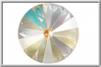 Swarovski� Rivoli 1122, 14mm, 001L129D - crystal, light grey DeLite, backed, 1 Stk.