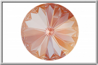 Swarovski� Rivoli 1122, 12mm, 001L146D - crystal, orange glow DeLite, backed, 1 Stk.