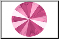Swarovski� Rivoli 1122, 14mm, 001L113S - crystal, peony pink, backed, 1 Stk.